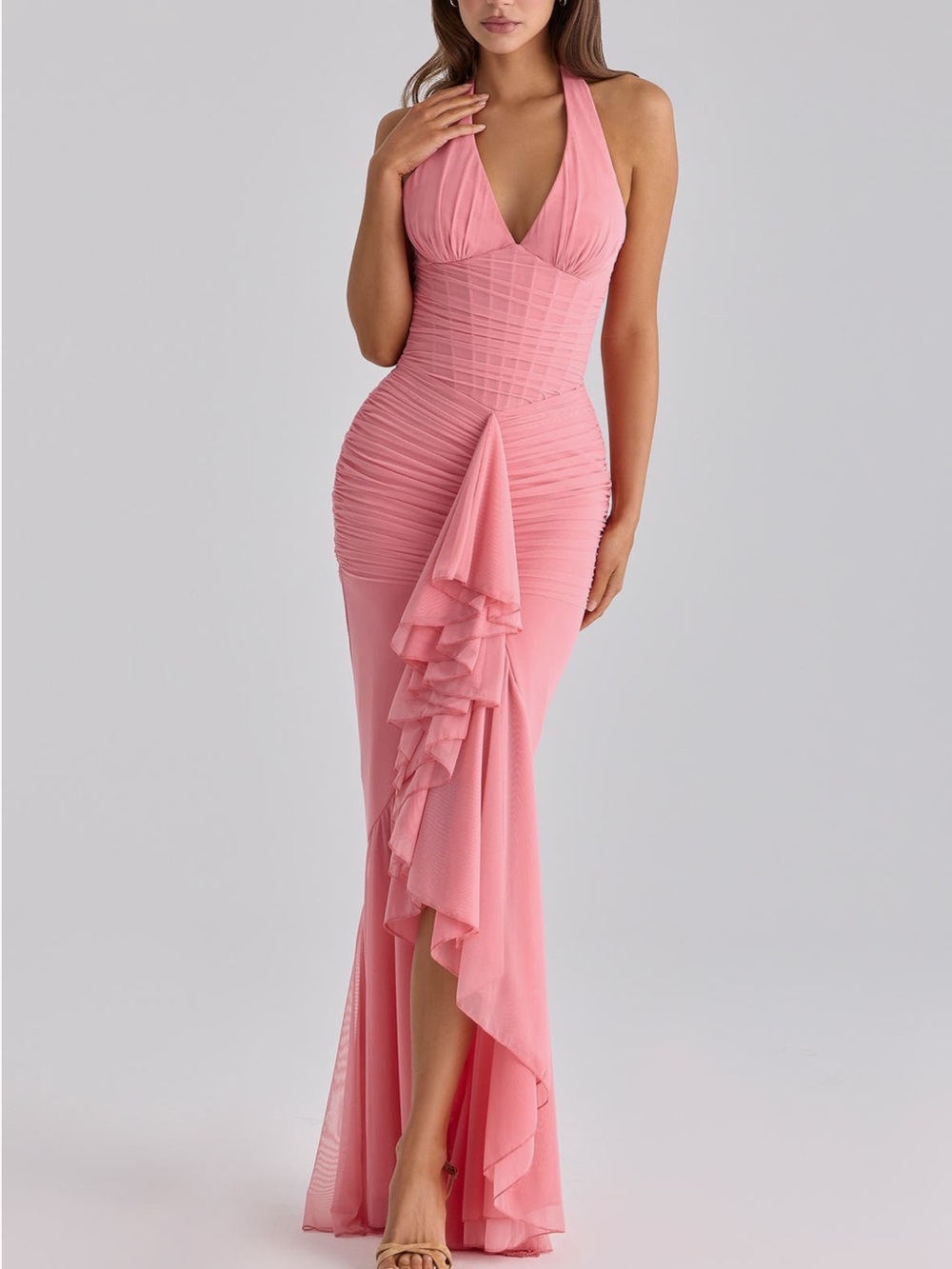 House of CB PINK MAXI DRESS